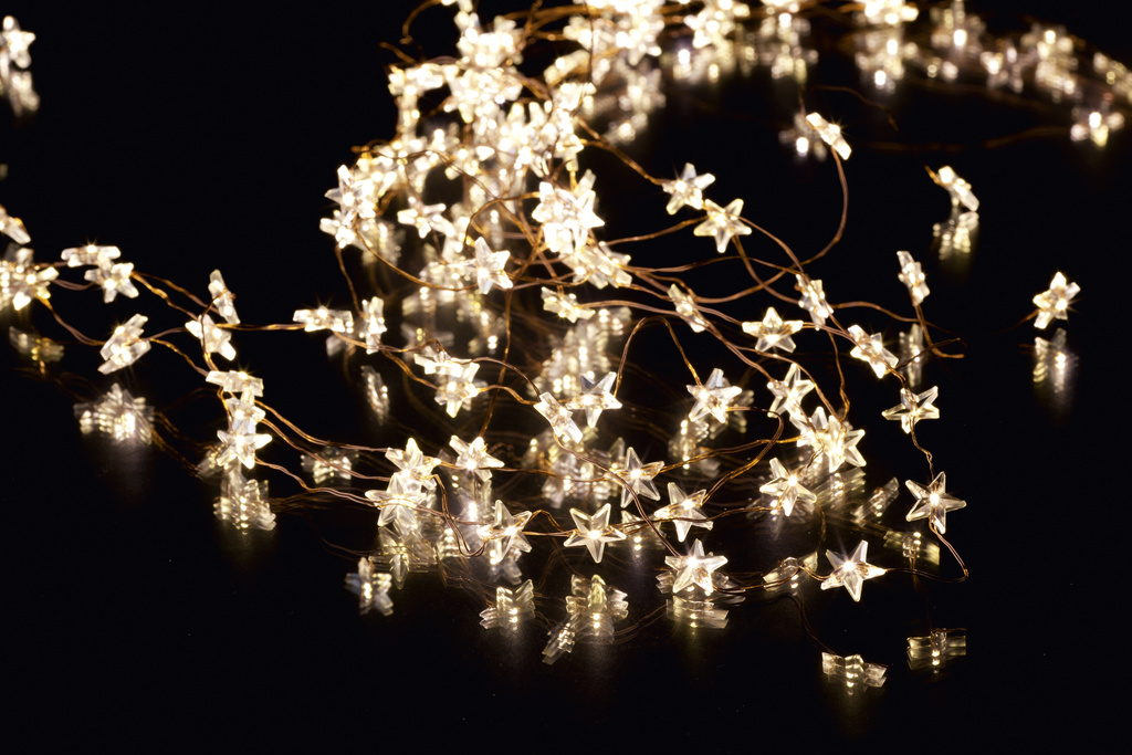 LED Lichterkette mit Sterne decoled.de