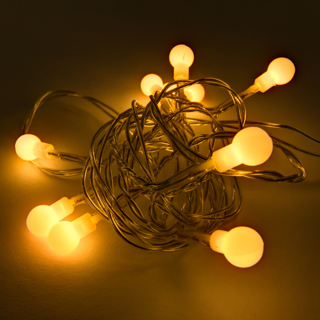 LED Lichterkette Innen mit Batterie und mit Timer
