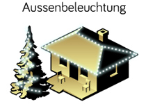 Weihnachtsbeleuchtung - Aussen