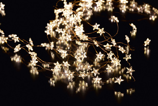 LED Lichterkette, Sterne