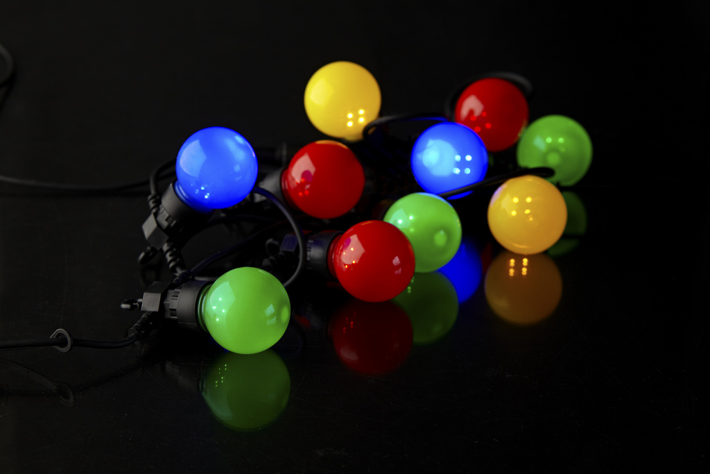 Party Lichterkette Außen supplement set, 10er LED, bunt decoled.de