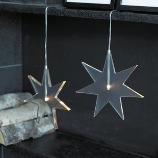 LED Weihnachtsstern, klar