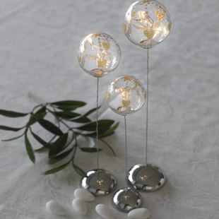 Leuchtkugel Trio LED 3er Set, Herz