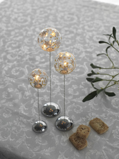 Leuchtkugel SIRIUS Trio LED 3er Set, Stern