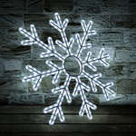LED-Motiv Schneeflocke, kaltweiß, Durchmesser 85 cm