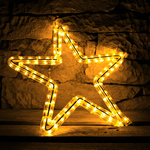 LED-Motiv Stern, warmweiß, 40 cm