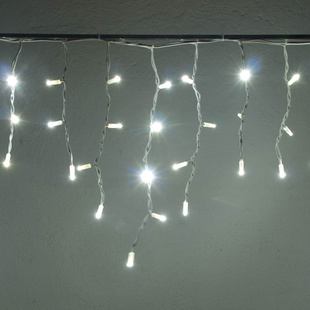 LED Lichterkette Eiszapfen 114er kaltweiß
