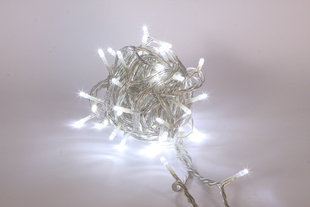 LED Lichterkette 80er kaltweiß mit Flash, 8m, Eco Fix