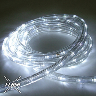 LED Lichtschlauch, 1m, kaltweiß mit Flash