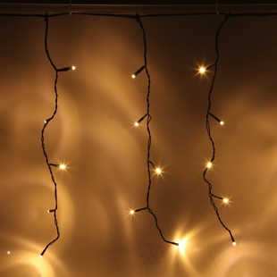 LED Lichterkette Eiszapfen 40er warmweiß