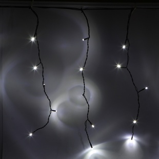 LED Lichterkette Eiszapfen 40er kaltweiß