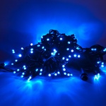 LED Lichterkette 120er blau