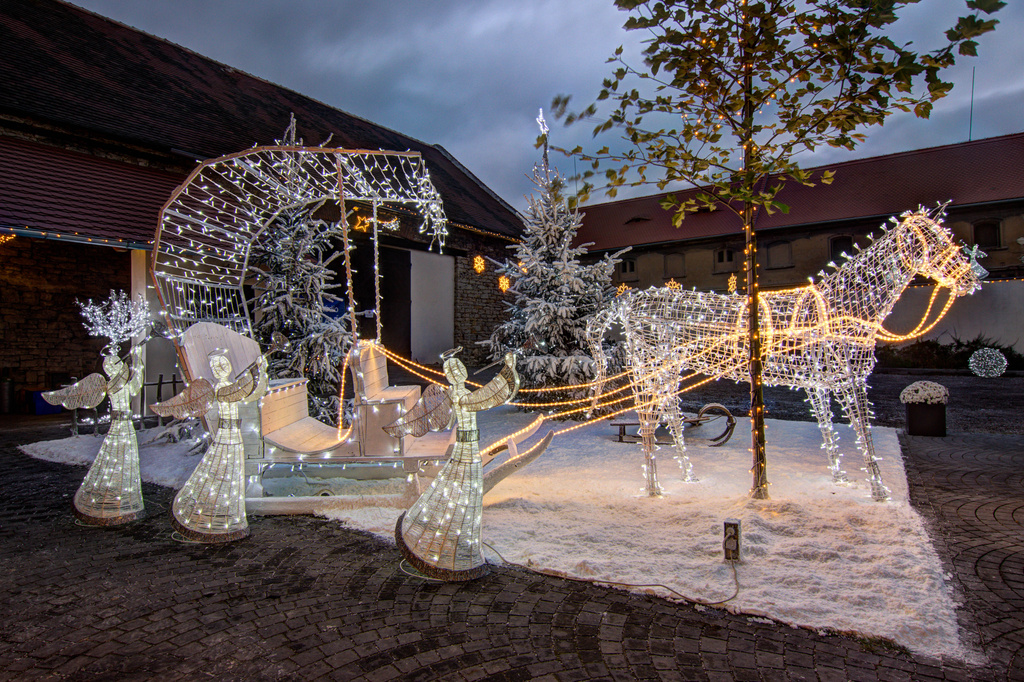 Weihnachtsbeleuchtung Engel für außen von decoLED.de
