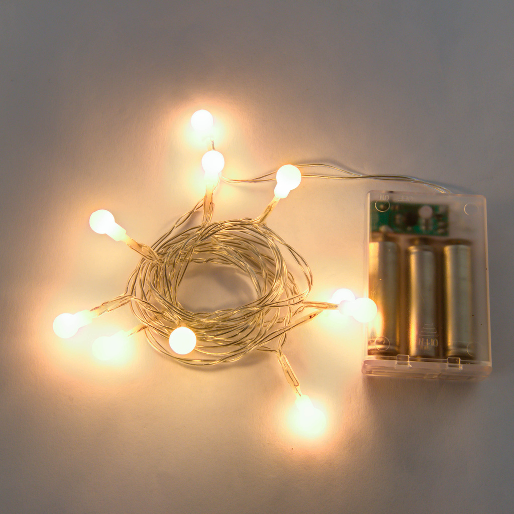 LED Lichterkette Innen mit Batterie und mit Timer